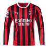 AC Milan 24/25 Long Sleeve UCL Home Jersey By PUMA AC Milan 24/25 Long Sleeve UCL Home Jersey By PUMA
