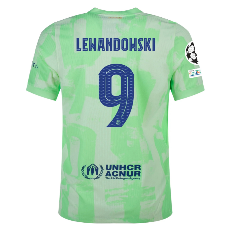 Robert Lewandowski Barcelona 24/25 Authentic UCL Third Jersey By Nike Robert Lewandowski Barcelona 24/25 Authentic UCL Third Jersey By Nike