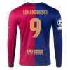 Robert Lewandowski Barcelona 24/25 Long Sleeve UCL Home Jersey By Nike Robert Lewandowski Barcelona 24/25 Long Sleeve UCL Home Jersey By Nike
