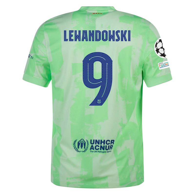 Robert Lewandowski Barcelona 24/25 UCL Third Jersey By Nike Robert Lewandowski Barcelona 24/25 UCL Third Jersey By Nike