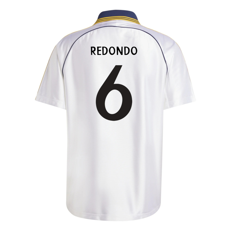 Fernando Redondo Real Madrid 1999 Home Jersey By Adidas (2025 Reissue)