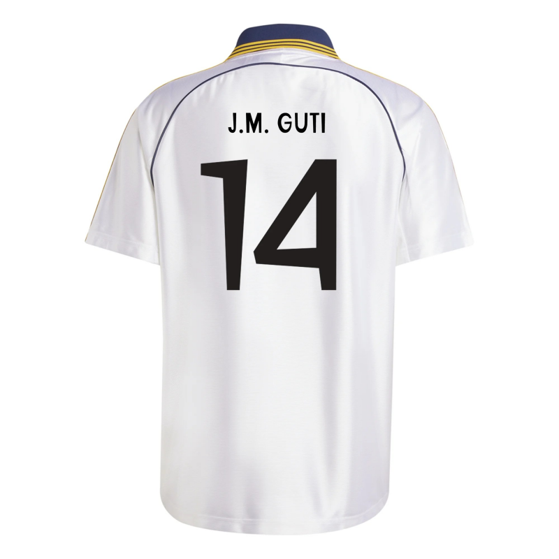 Guti Real Madrid 1999 Home Jersey By Adidas (2025 Reissue)