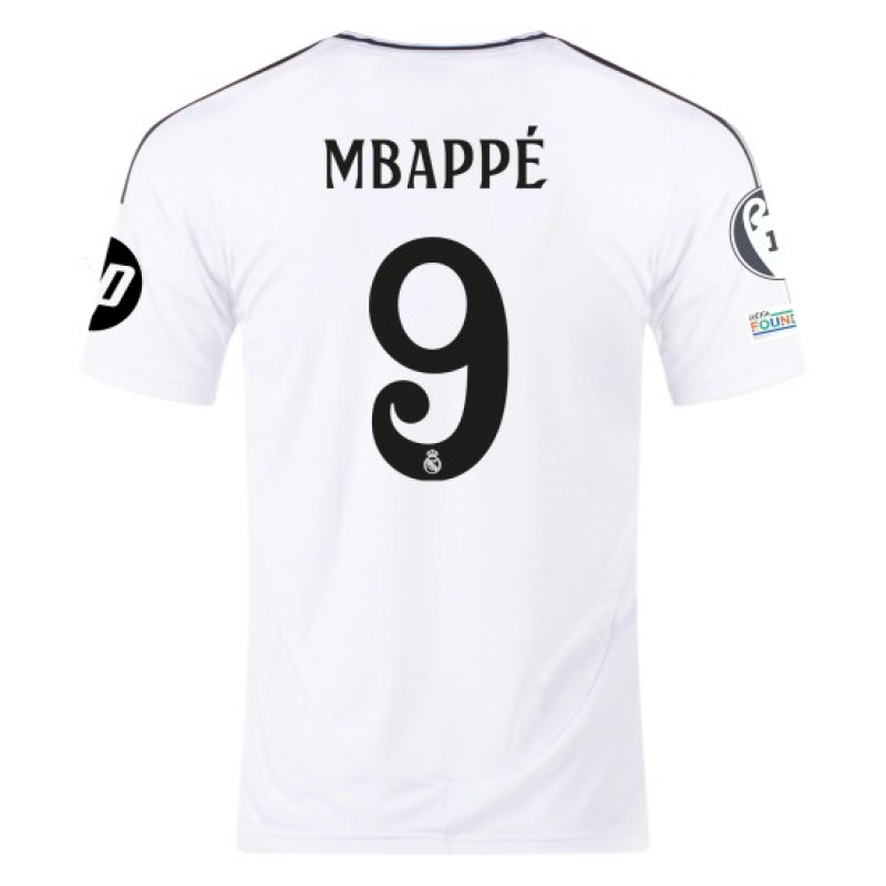 Kylian Mbappe Real Madrid 2024/25 Adidas Home Jersey Kylian Mbappe Real Madrid 2024/25 Adidas Home Jersey