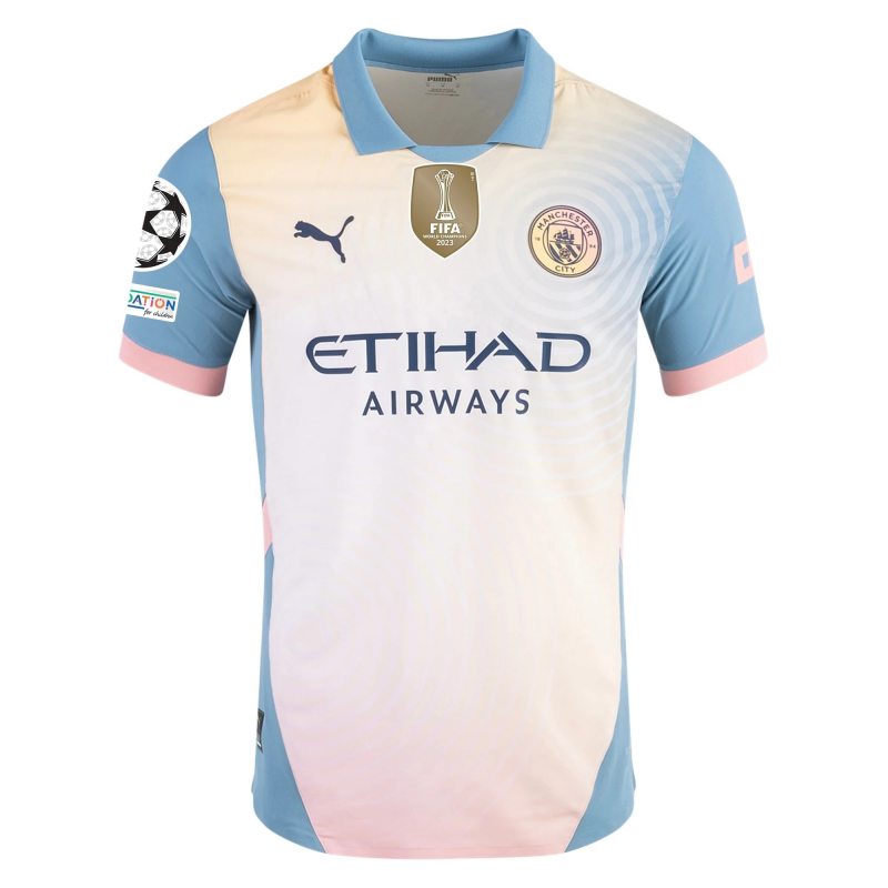 Manchester City 24/25 Authentic UCL Fourth Jersey By PUMA