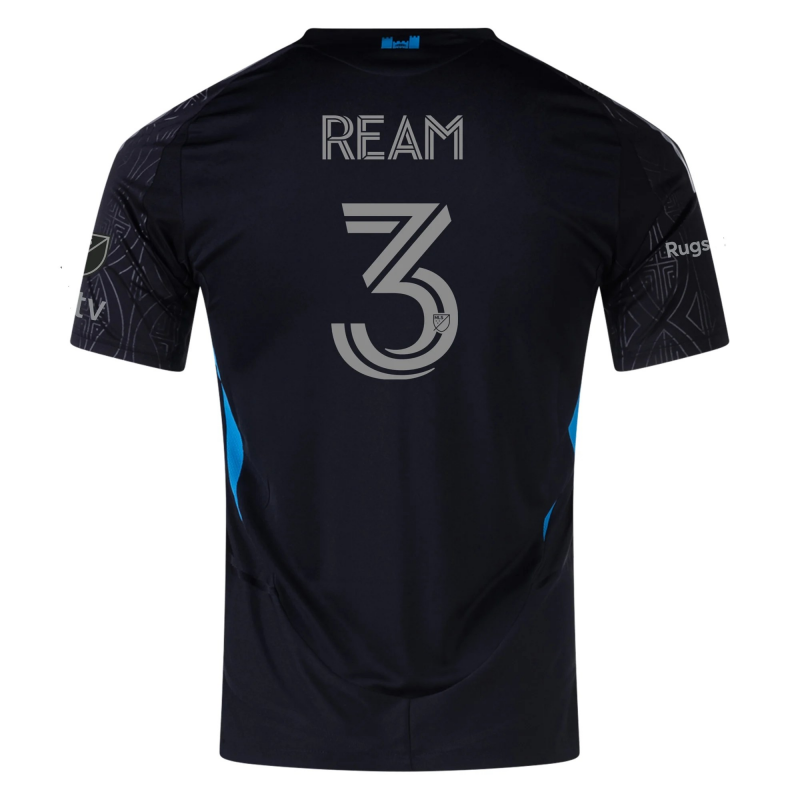 Tim Ream Charlotte FC 2025 Authentic Away Jersey By Adidas Tim Ream Charlotte FC 2025 Authentic Away Jersey By Adidas