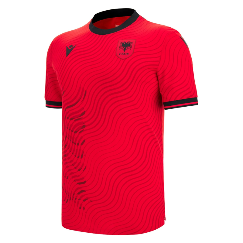 Albania 2026 Macron Authentic Home Jersey Albania 2026 Macron Authentic Home Jersey