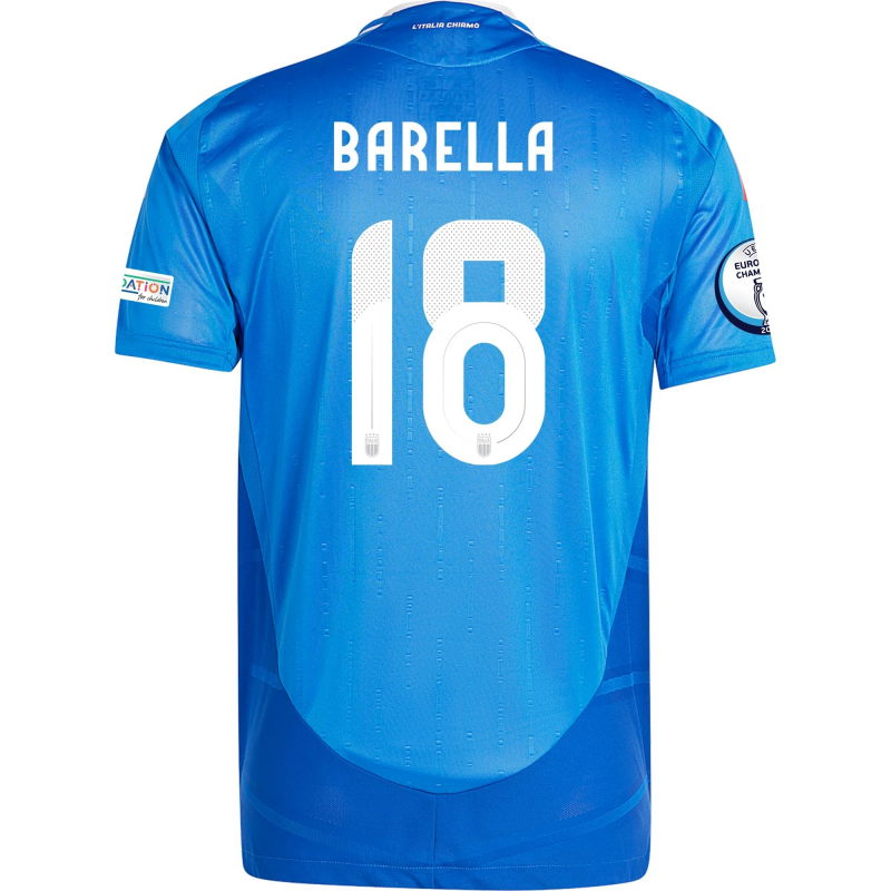 Nicolò Barella – Italy 24/25 Authentic Home Jersey Nicolò Barella – Italy 24/25 Authentic Home Jersey