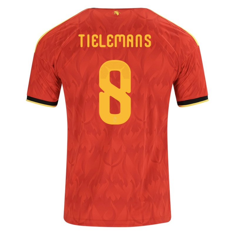 Youri Tielemans Belgium 2026/27 Adidas Home Jersey Youri Tielemans Belgium 2026/27 Adidas Home Jersey