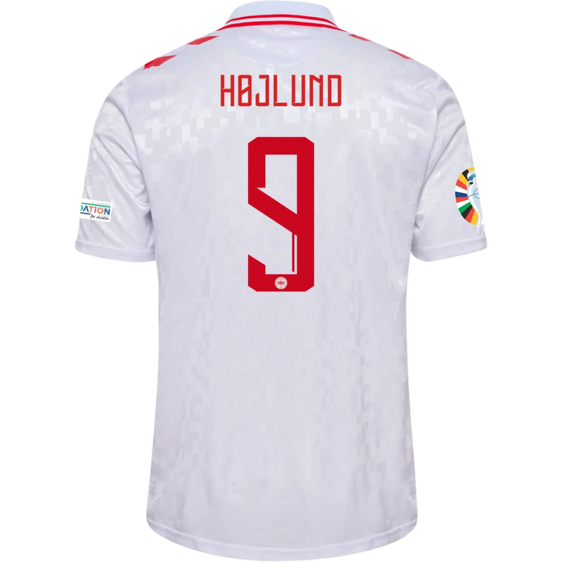 Rasmus Højlund – Denmark 24/25 Away Jersey Rasmus Højlund – Denmark 24/25 Away Jersey