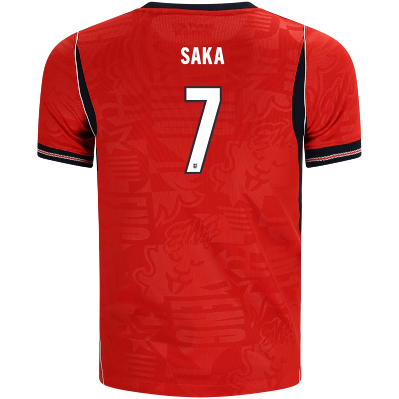 Bukayo Saka England 2026/27 Nike Youth Authentic Away Jersey Bukayo Saka England 2026/27 Nike Youth Authentic Away Jersey