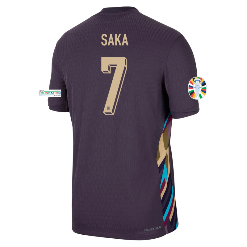 Bukayo Saka – England 24/25 Authentic Away Jersey
