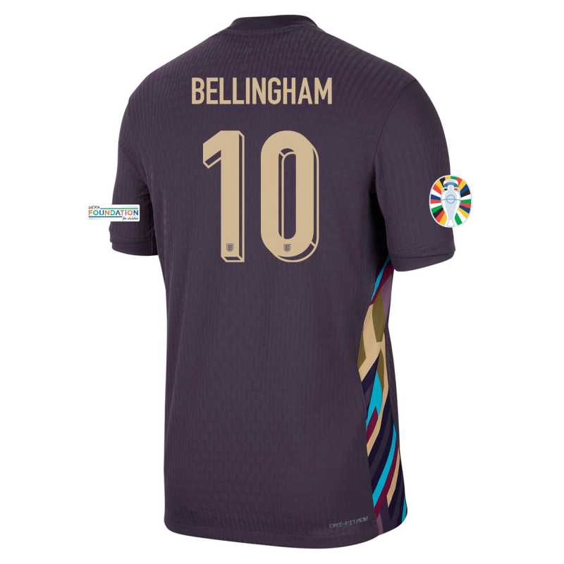 Jude Bellingham – England 24/25 Authentic Away Jersey Jude Bellingham – England 24/25 Authentic Away Jersey