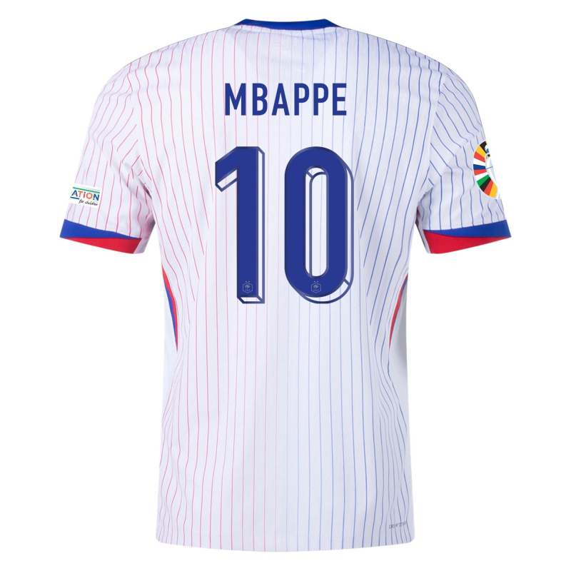 Kylian Mbappé – France 24/25 Authentic Away Jersey
