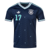Florian Wirtz Germany 2026/27 Adidas Authentic Away Jersey Florian Wirtz Germany 2026/27 Adidas Authentic Away Jersey