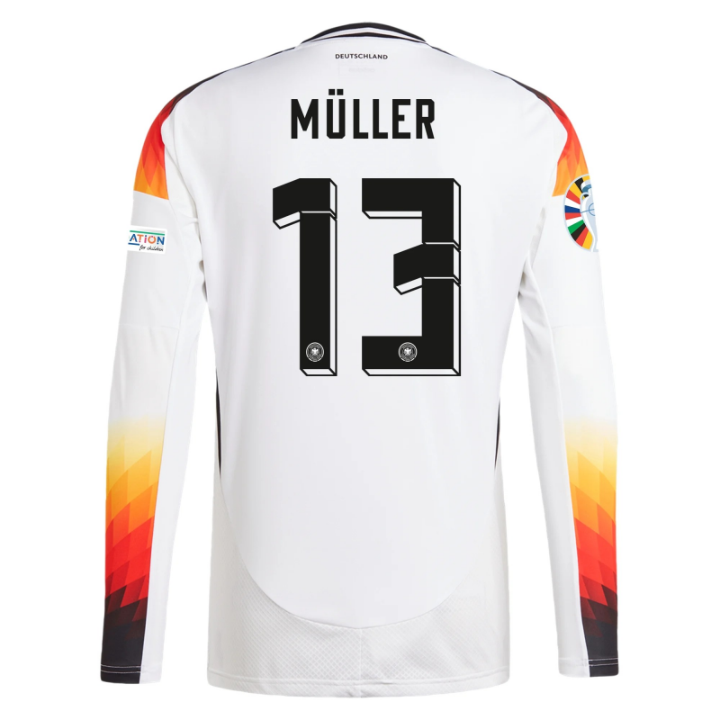 Muller – Germany 24/25 Home Jersey – Long Sleeve Muller – Germany 24/25 Home Jersey – Long Sleeve