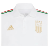 Italy DNA 3-Stripes Polo Shirt – White Italy DNA 3-Stripes Polo Shirt – White