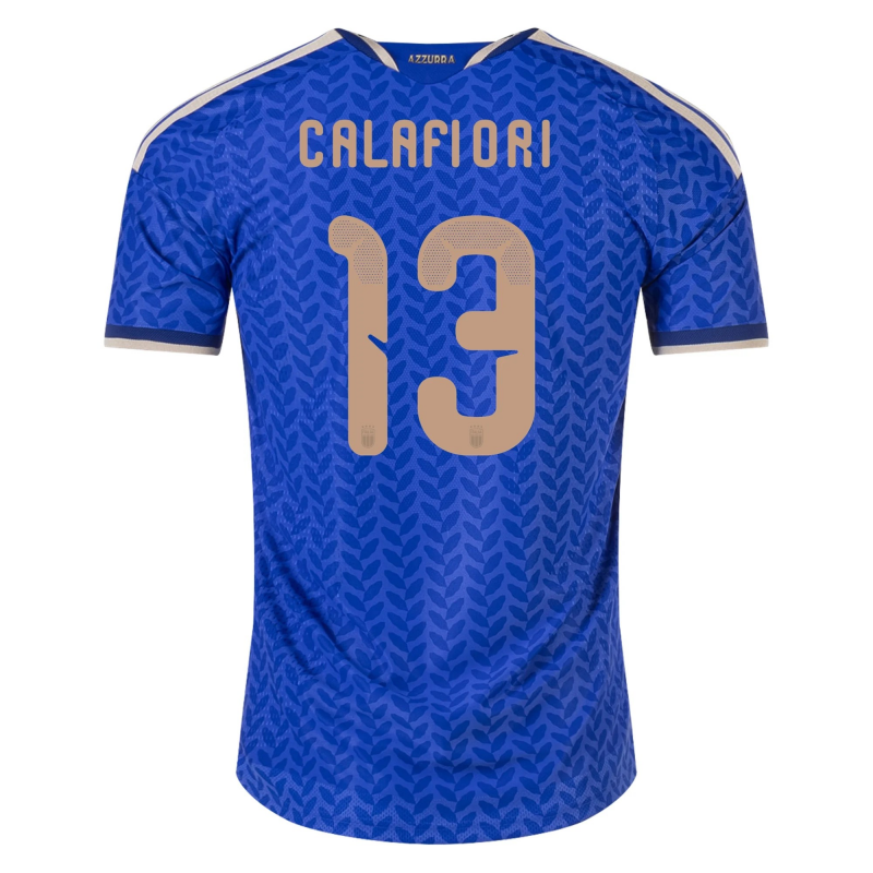 Riccardo Calafiori Italy 26/27 Authentic Home Jersey Riccardo Calafiori Italy 26/27 Authentic Home Jersey
