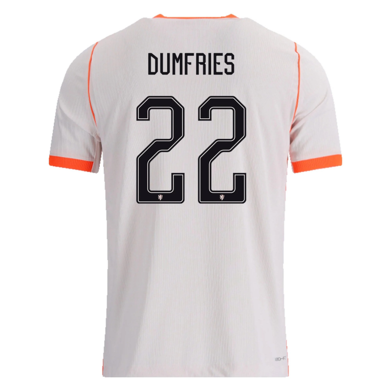 Denzel Dumfries Netherlands 2026/27 Nike Authentic Away Jersey Denzel Dumfries Netherlands 2026/27 Nike Authentic Away Jersey