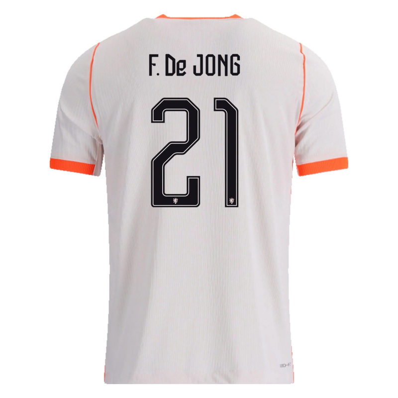Frenkie De Jong Netherlands 2026/27 Nike Authentic Away Jersey Frenkie De Jong Netherlands 2026/27 Nike Authentic Away Jersey