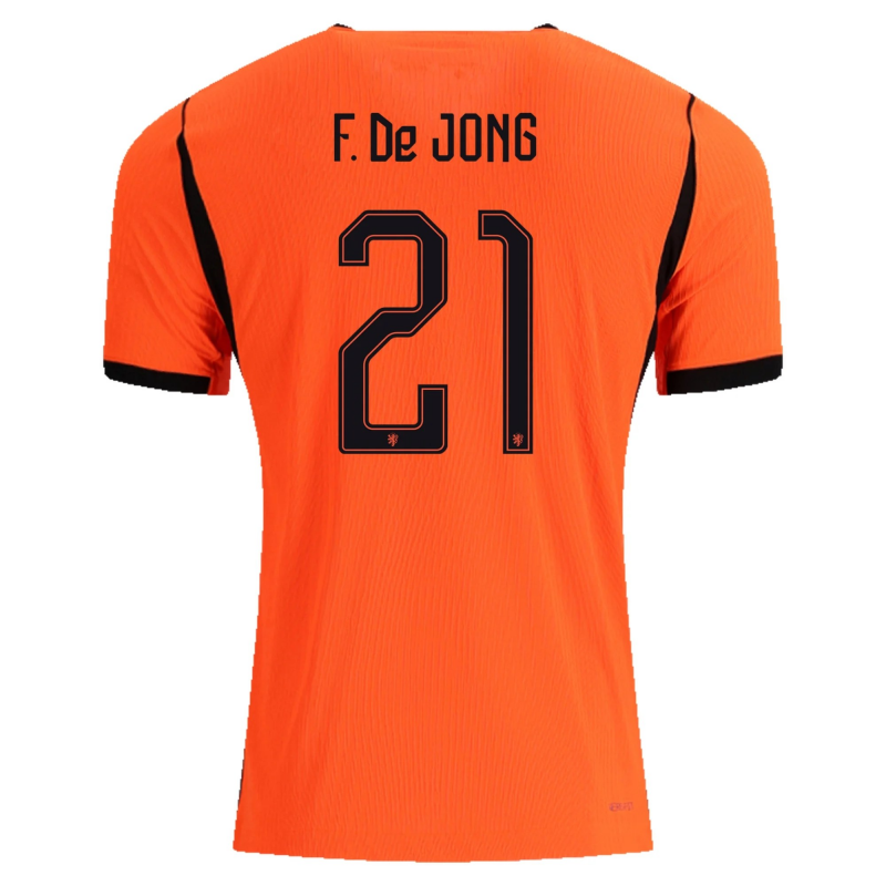 Frenkie De Jong Netherlands 2026/27 Nike Authentic Home Jersey Frenkie De Jong Netherlands 2026/27 Nike Authentic Home Jersey