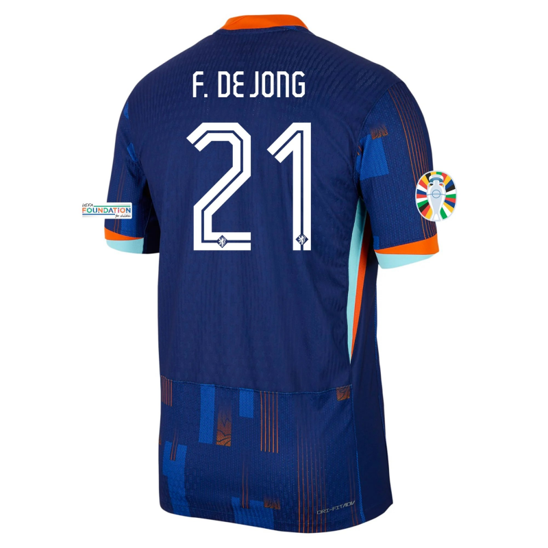 Frenkie De Jong – Netherlands 24/25 Authentic Away Jersey Frenkie De Jong – Netherlands 24/25 Authentic Away Jersey