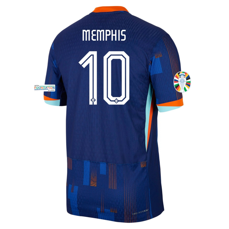 Memphis Depay – Netherlands 24/25 Authentic Away Jersey Memphis Depay – Netherlands 24/25 Authentic Away Jersey