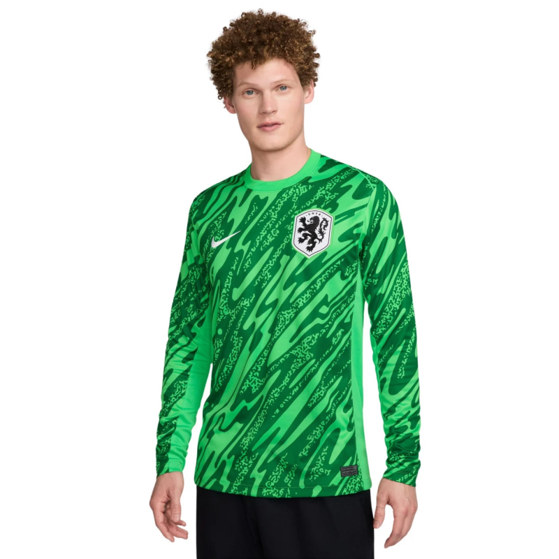 Netherlands 2025/26 Nike Youth Long Sleeve Goalkeeper Jersey Netherlands 2025/26 Nike Youth Long Sleeve Goalkeeper Jersey