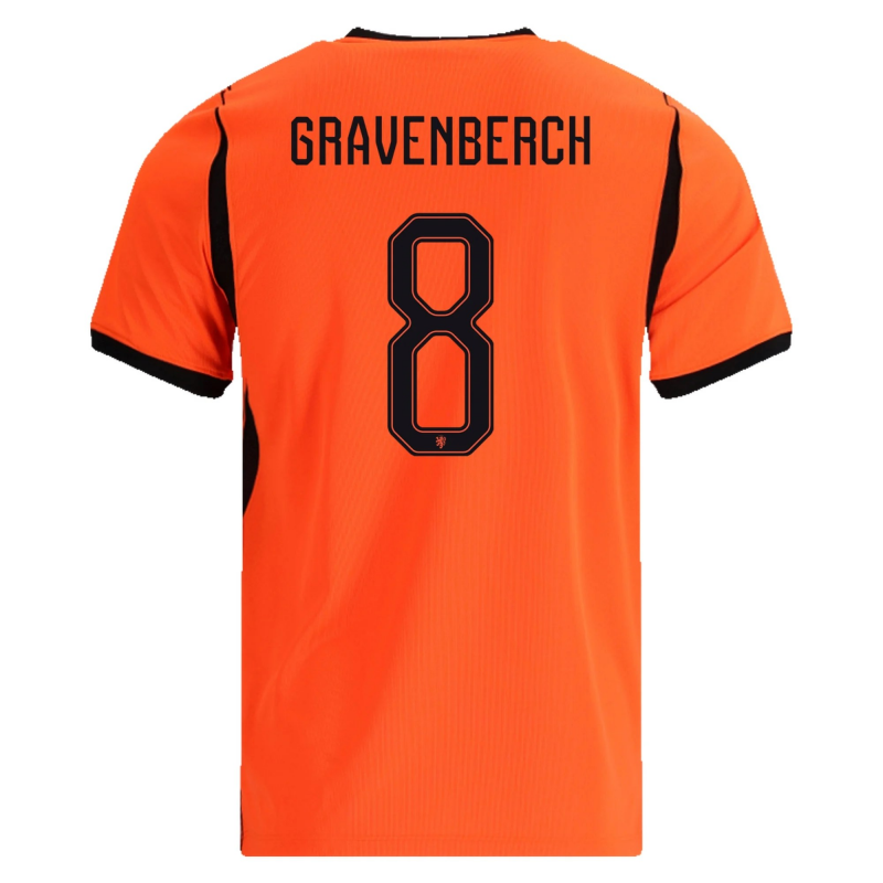 Ryan Gravenberch Netherlands 2026/27 Nike Away Jersey Ryan Gravenberch Netherlands 2026/27 Nike Away Jersey
