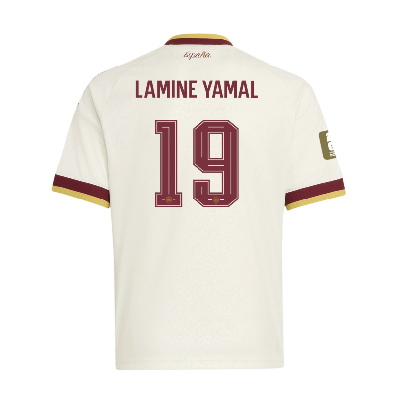 Lamine Yamal Spain 2026/27 Adidas Youth Away Jersey