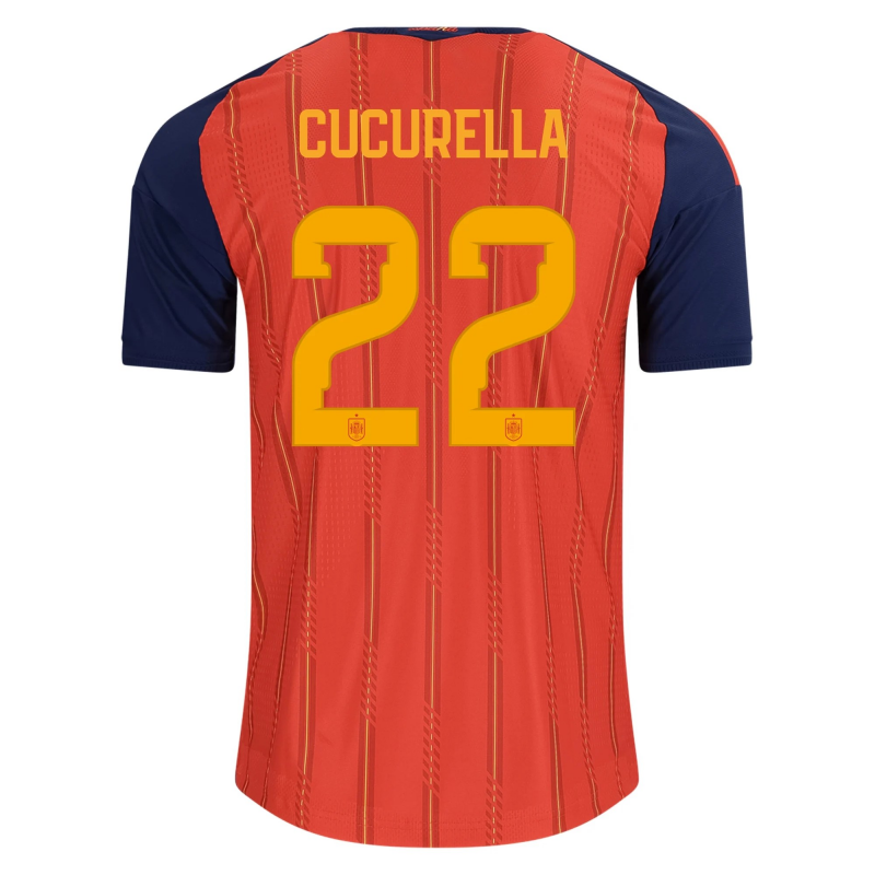 Marc Cucurella Spain 26/27 Authentic Home Jersey Marc Cucurella Spain 26/27 Authentic Home Jersey