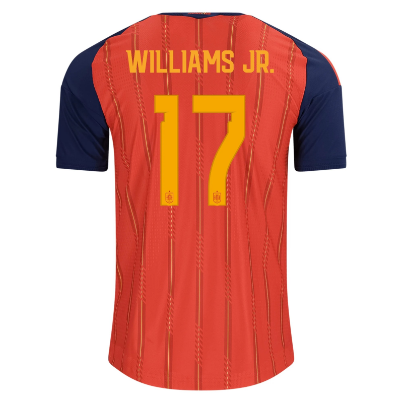 Nico Williams Spain 26/27 Authentic Home Jersey Nico Williams Spain 26/27 Authentic Home Jersey