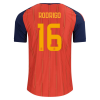 Rodri Spain 26/27 Authentic Home Jersey Rodri Spain 26/27 Authentic Home Jersey