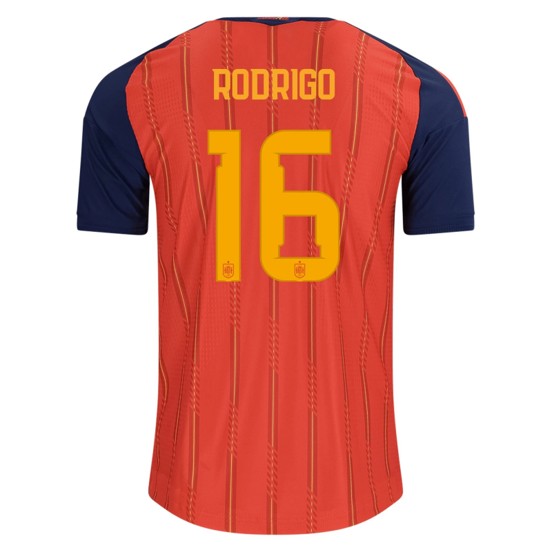 Rodri Spain 26/27 Authentic Home Jersey Rodri Spain 26/27 Authentic Home Jersey