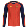 Spain 2026/27 Adidas Long Sleeve Authentic Home Jersey