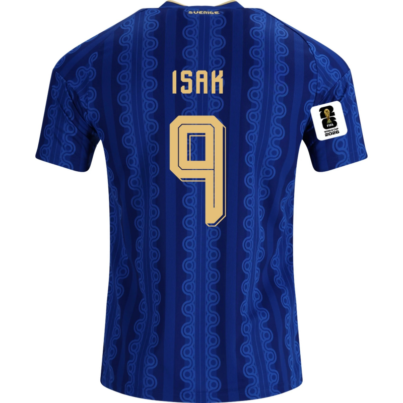 Alexander Isak Sweden 2026/27 Adidas Away Jersey Alexander Isak Sweden 2026/27 Adidas Away Jersey