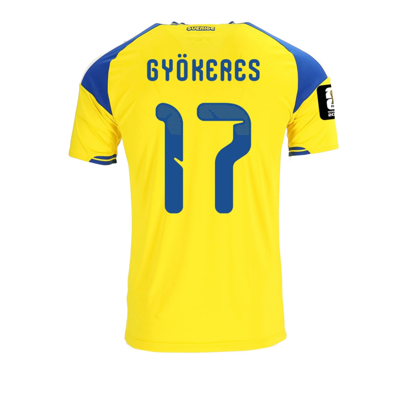 Viktor Gyökeres Sweden 2026/27 Adidas Authentic Home Jersey Viktor Gyökeres Sweden 2026/27 Adidas Authentic Home Jersey