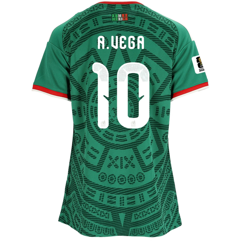 Alexis Vega Mexico 2026/27 Adidas Women’s Authentic Home Jersey Alexis Vega Mexico 2026/27 Adidas Women’s Authentic Home Jersey