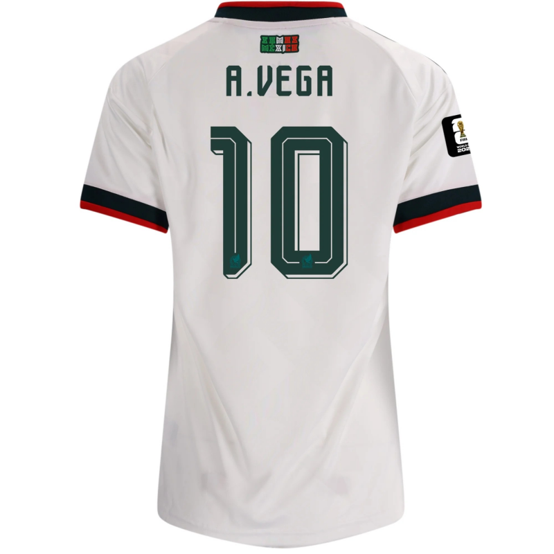 Alexis Vega Mexico 2026/27 Adidas Women’s Away Jersey Alexis Vega Mexico 2026/27 Adidas Women’s Away Jersey