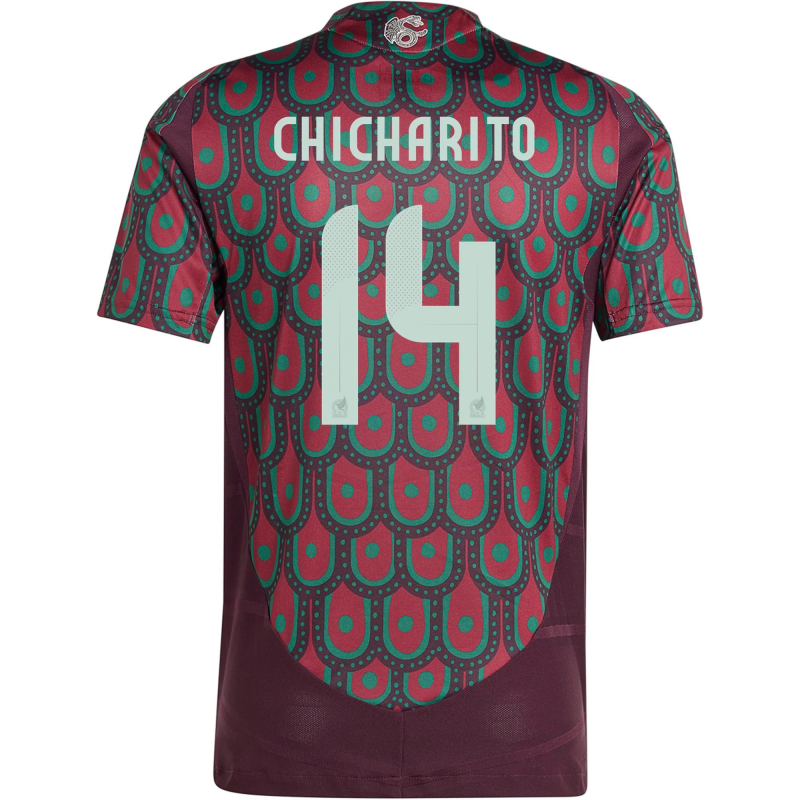 Chicharito Mexico 2024 Authentic Home Jersey Chicharito Mexico 2024 Authentic Home Jersey