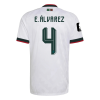 Edson Alvarez Mexico 2026/27 Adidas Authentic Away Jersey Edson Alvarez Mexico 2026/27 Adidas Authentic Away Jersey