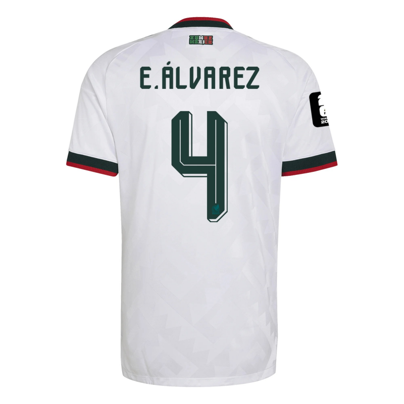 Edson Alvarez Mexico 2026/27 Adidas Authentic Away Jersey Edson Alvarez Mexico 2026/27 Adidas Authentic Away Jersey