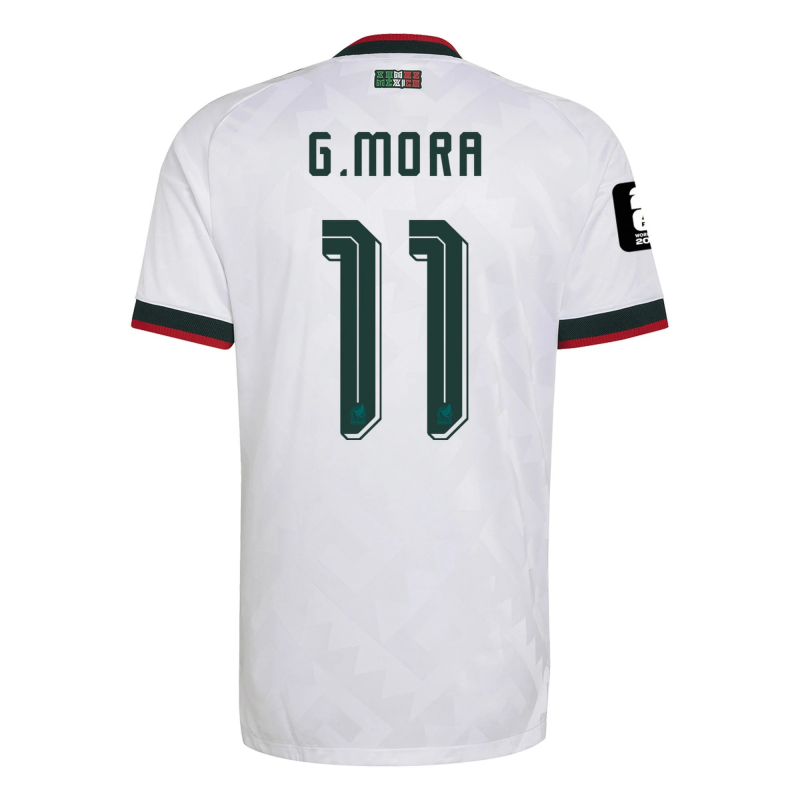 Gilberto Mora Mexico 2026/27 Adidas Authentic Away Jersey Gilberto Mora Mexico 2026/27 Adidas Authentic Away Jersey