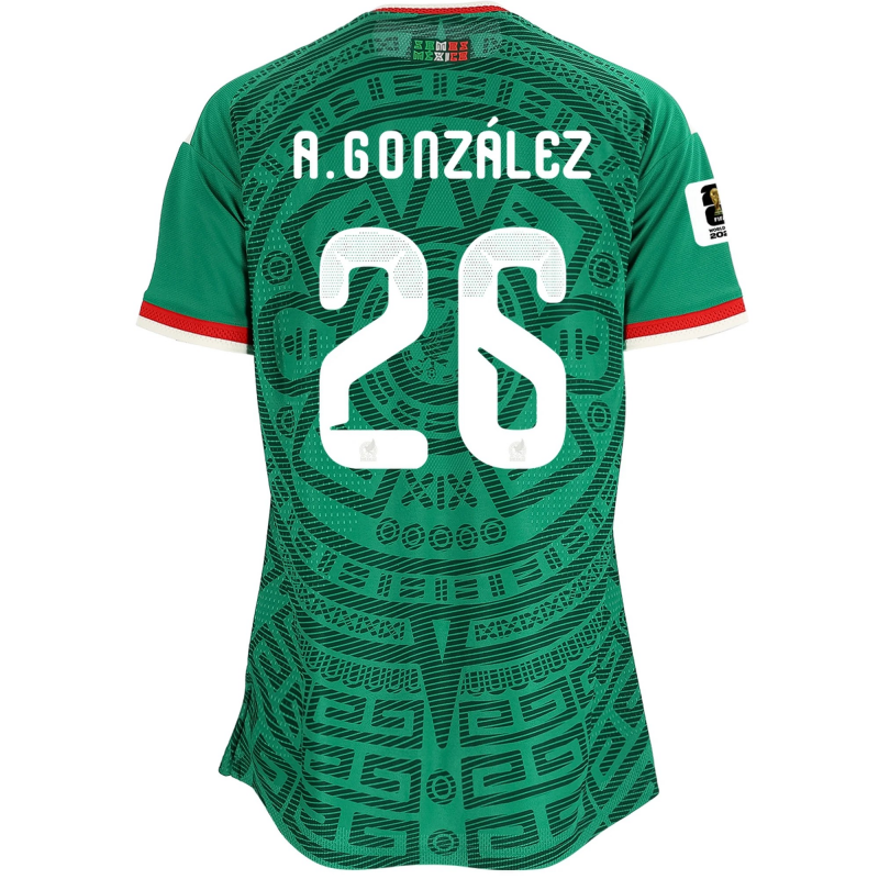 Gilberto Mora Mexico 2026/27 Adidas Women’s Youth Home Jersey
