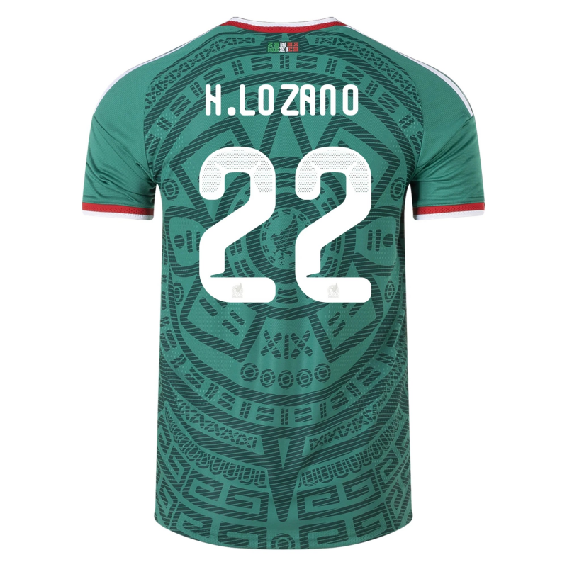 Hirving Lozano Mexico 26/27 Authentic Home Jersey Hirving Lozano Mexico 26/27 Authentic Home Jersey