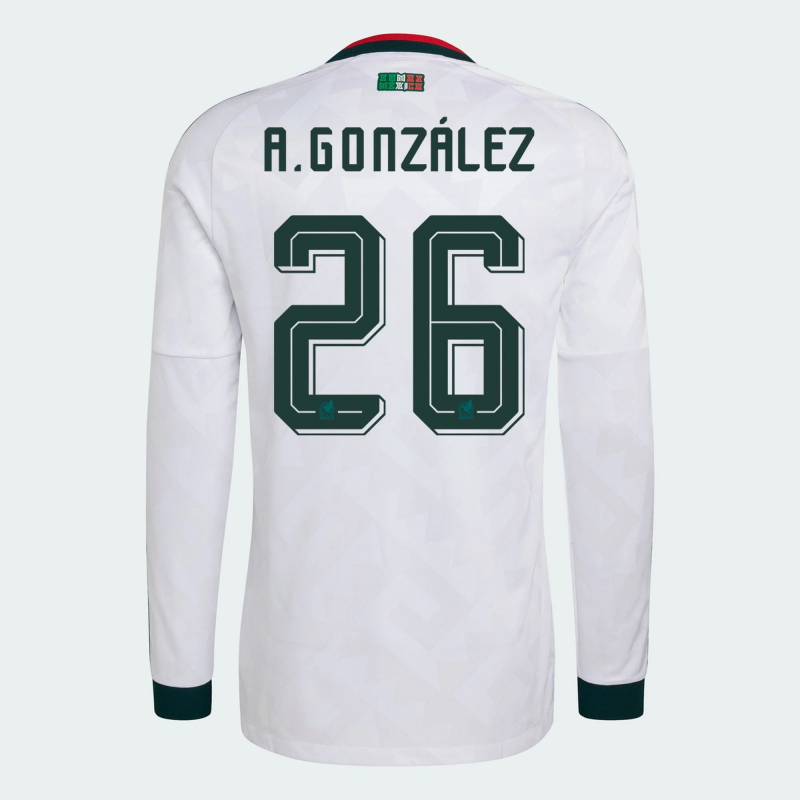 Hormiga Mexico 2026/27 Adidas Long Sleeve Authentic Away Jersey