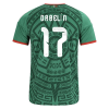 Orbelín Pineda Mexico 26/27 Home Jersey Orbelín Pineda Mexico 26/27 Home Jersey