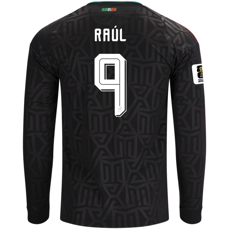 Raul Jimenez Mexico 2026 Adidas Long Sleeve Authentic Third Jersey Raul Jimenez Mexico 2026 Adidas Long Sleeve Authentic Third Jersey