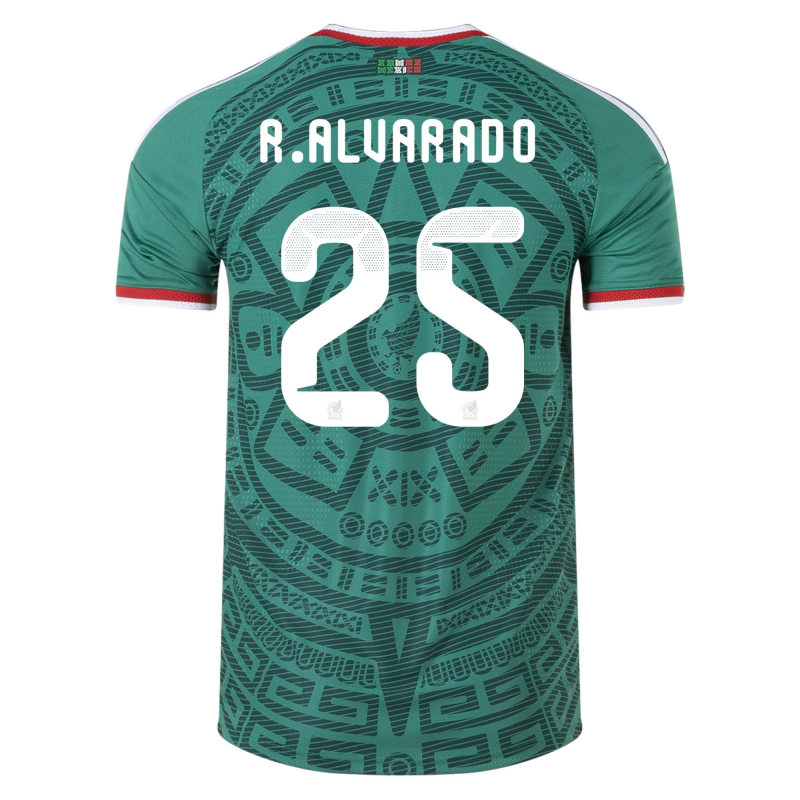 Roberto Alvarado Mexico 26/27 Authentic Home Jersey Roberto Alvarado Mexico 26/27 Authentic Home Jersey