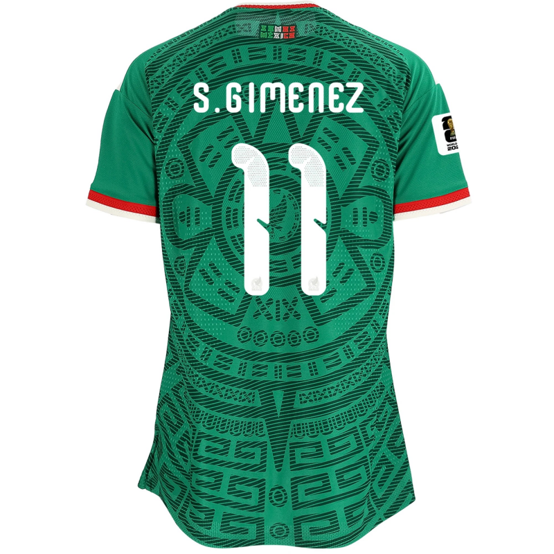 Santiago Giménez Mexico 2026/27 Adidas Women’s Authentic Home Jersey
