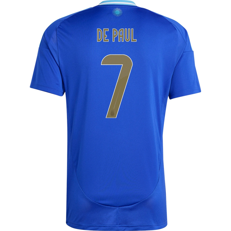 De Paul Argentina 2024 Away Jersey De Paul Argentina 2024 Away Jersey